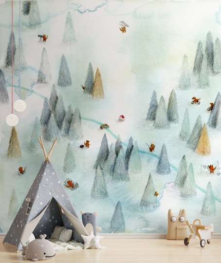 carta_da_parati_bambini_zanotto_la-casa-nel-bosco-e-amici