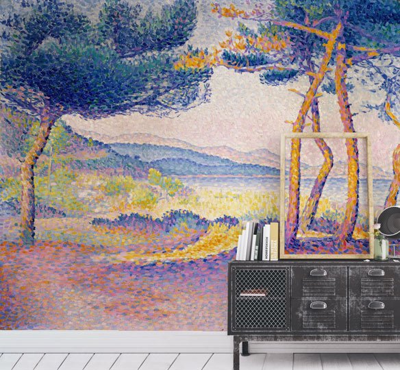 carta_da_parati_floreale_moderna_Pines_along_the_Shore_a_milano